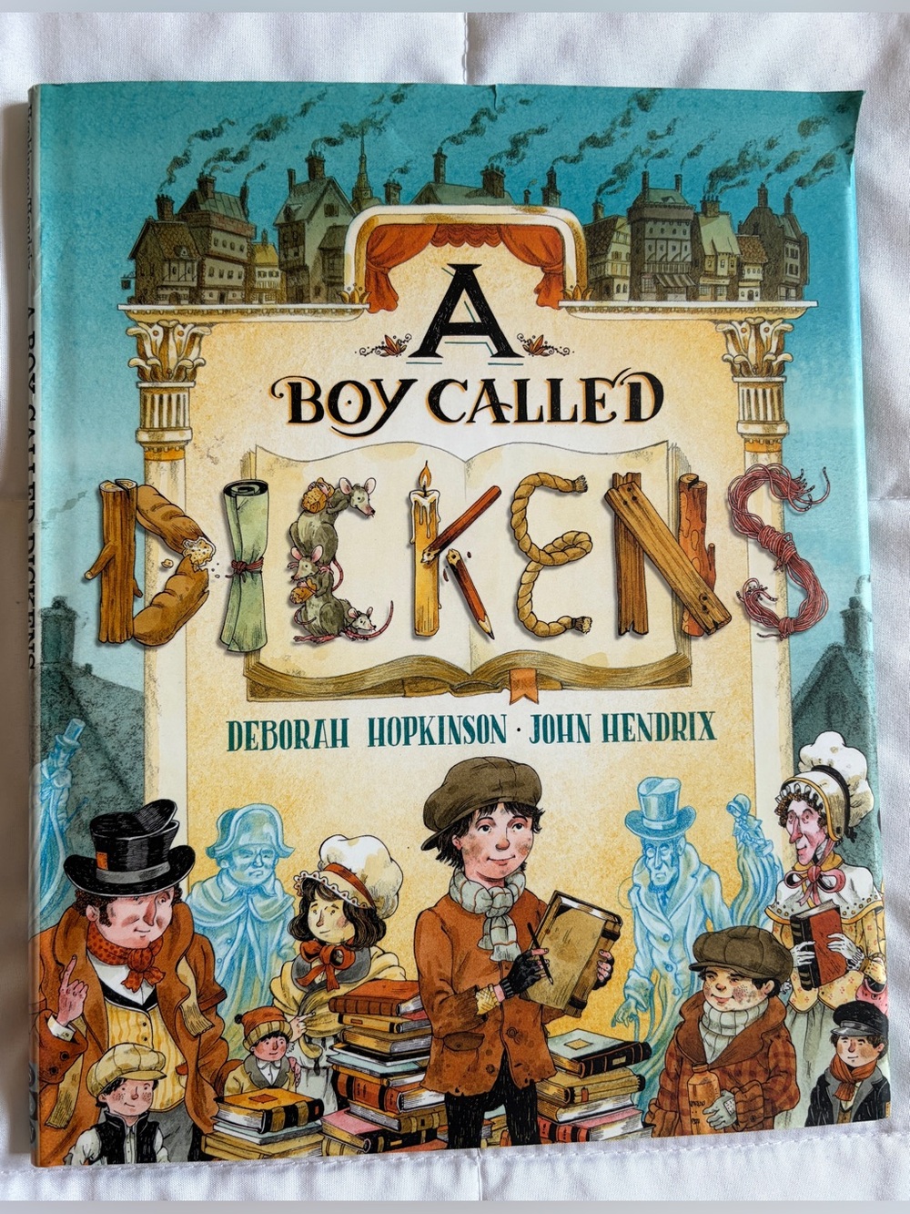 Christmas Book “Boy Called Dickens” by Deborah Hopkinson (2012, Hardcover)